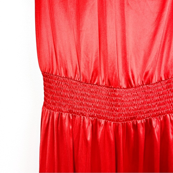 Nanette Lepore Blood Orange High Neck Sleeveless Formal Dress - Picture 6 of 13